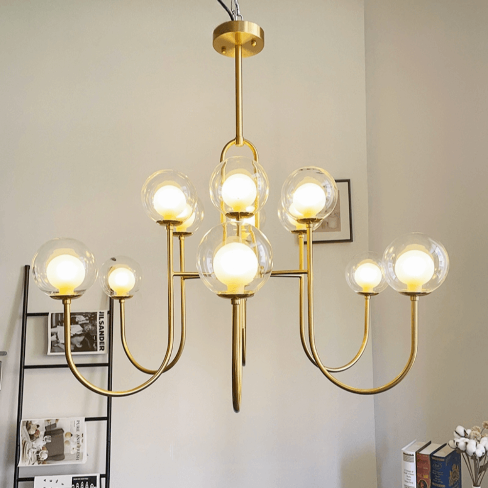 ไฟช่อ DEEPWOOD รุ่น SIERRA สีทอง 12 หัว